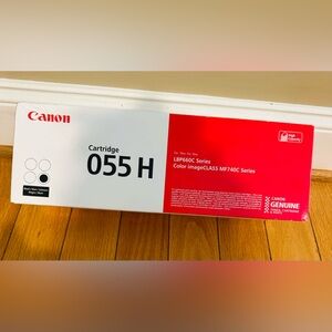 Genuine Canon Toner 055H Black, High Capacity Sealed Lbp660C Series NEW